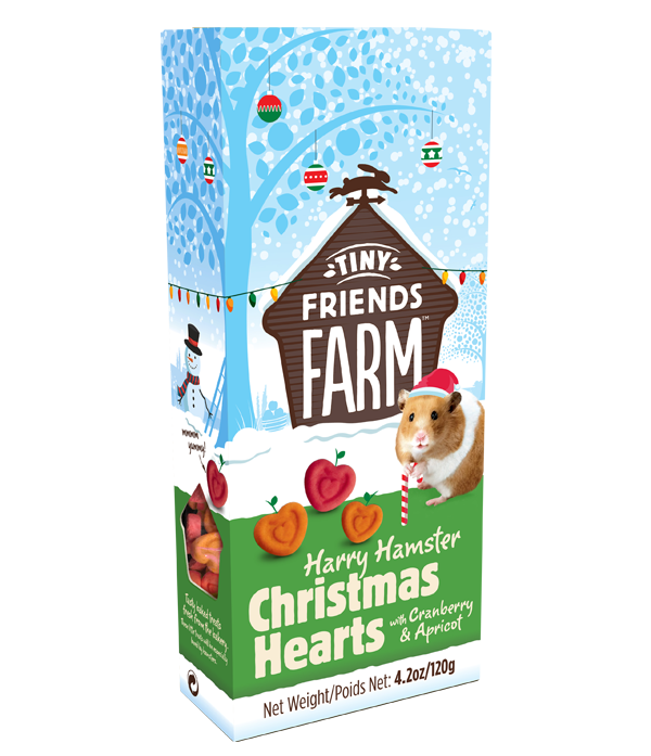 Harry Hamster Christmas Hearts